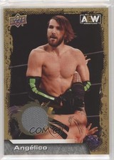 2022 Upper Deck AEW All Elite Wrestling Gold Mat Relics Angelico #36 p0r