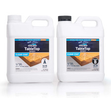 Table Top Epoxy Resin Kit - 1 Gallon Crystal Clear w/ High Gloss  UV-Resistance