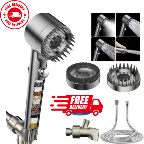 High Pressure Shower Head and Handheld Combo with Filter for a Luxurious Rain Shower Experience
