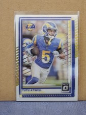 2025 Panini Donruss Optic - Tutu Atwell #136 LA Rams