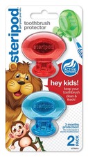 ' Clip-On Toothbrush Protector, Keeps Toothbrush Fresh and Clean, Fits Most M...