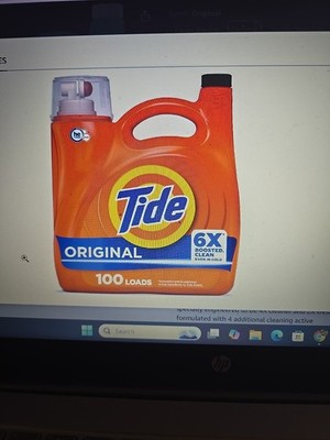 Tide 125 oz. Original Scent Liquid Soap Laundry Detergent, Washing 100 Loads