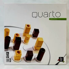 QUARTO! Classic Strategy 2 Player Wooden Board Game ▪︎ Gigamic Quarto