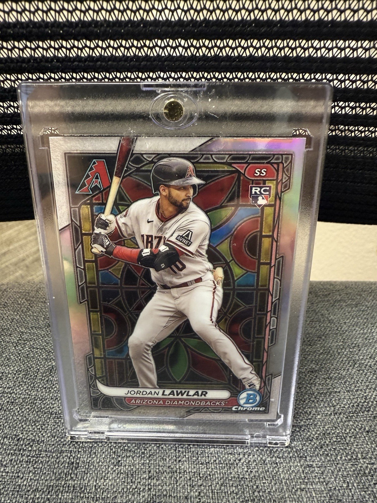 2024 Bowman Chrome - Jordan Lawlar #55 Etched in Glass Variation (RC)