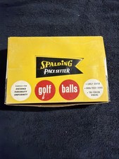 12 Vintage Spalding Pace Setter Golf Balls NEW IN BOX