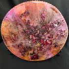 One Of A Kind 3D Epoxy Resin Tray With Preserved Flower 8.5"-Signed By Artist — photo 4