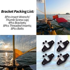 4Set AMA Bracket Kit For Hobie Island Adventure / Tandem -Replaces Bungee System