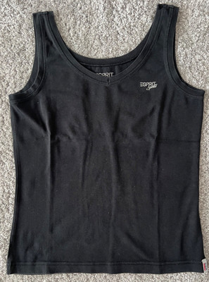 Esprit Sports vest shirt-top size 40 in black-summery