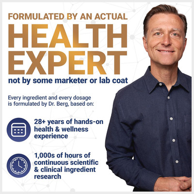 Dr. Berg Probiotic Supplement (60 Billion CFUs) - Helps Ease Occasional Constipa