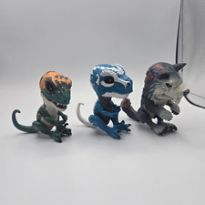 Fingerlings Untamed Dire Wolf, Raptor, Trex Ironjaw, By Wowwee. Tested Works