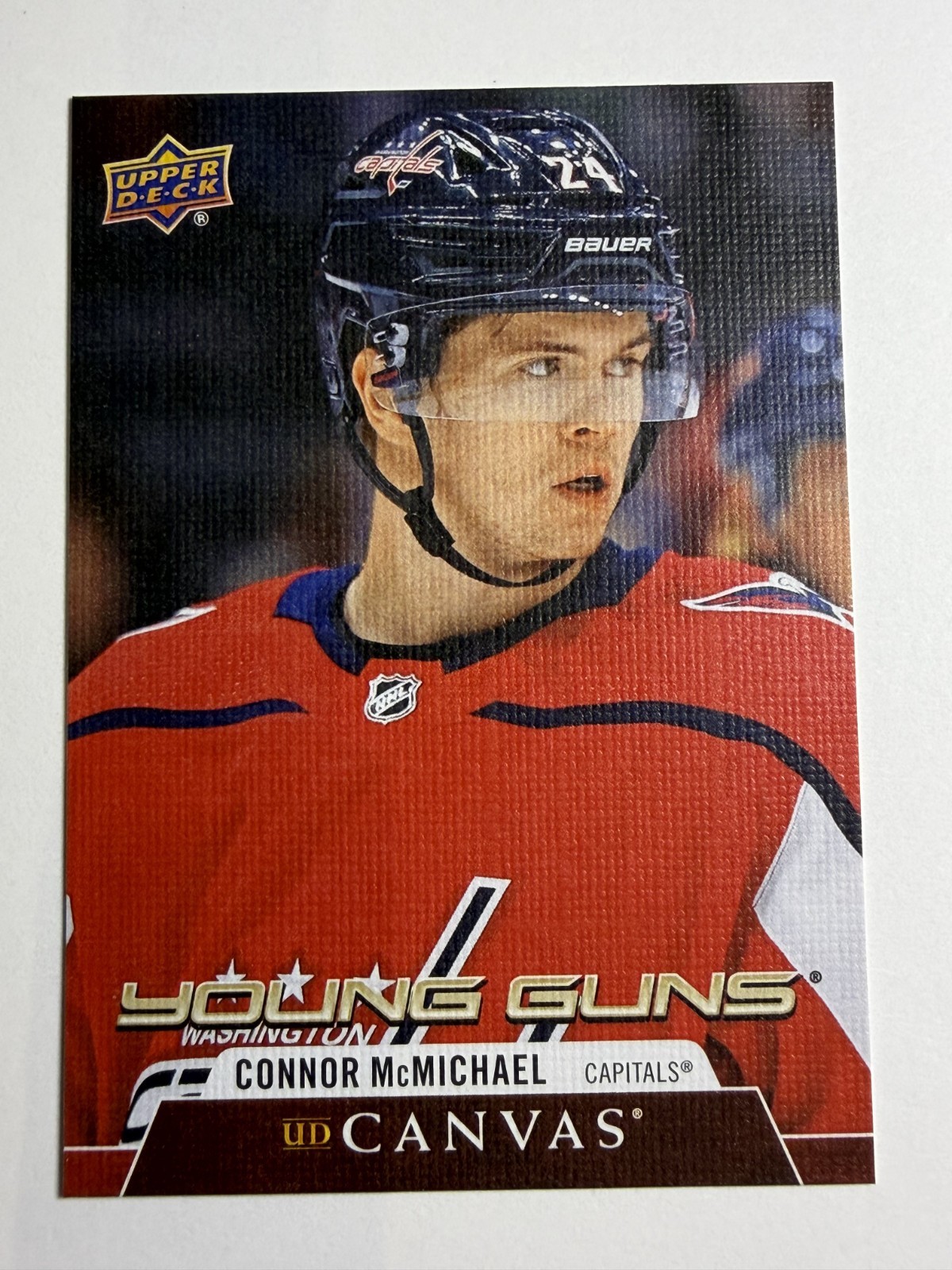 2020-21 Upper Deck Connor McMichael Young Guns Canvas #C107 UD Series 1 Rookie