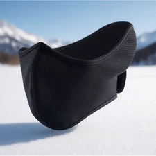 Winter Ear Warmer Protection Fleece Half Face Mask Cover for Outdoor Ski Cycling