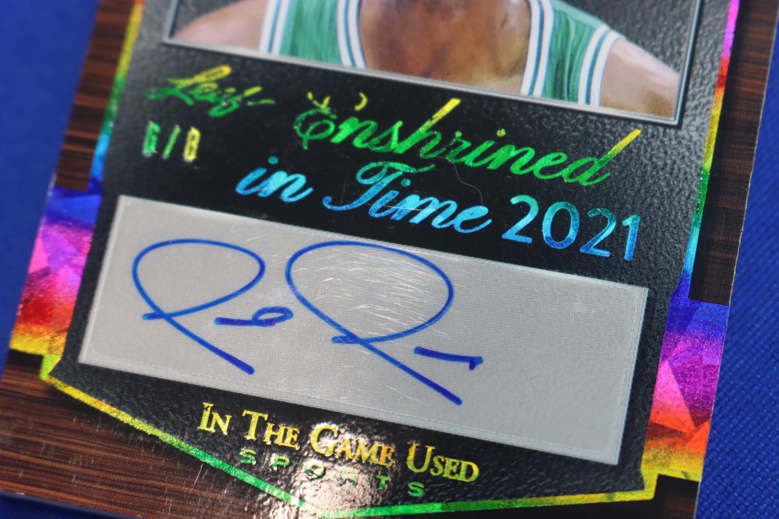 2024 Leaf Game Used Dual Auto Card PAUL PIERCE & TONI KUKOC 2-Sided /8 Autograph view 7