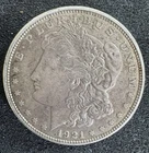 1921 D Morgan Silver Dollar $1 Denver Mint 90% Silver Circulated Coin