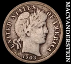 1903 Barber Dime - Scarce  Better Date  No Reserve  #J9538