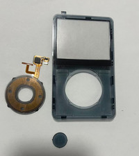Transparent Grey front cover Clickwheel Central Button for iPod Video 5th/5.5th