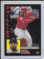 2019 Topps Baseball..BRYCE HARPER (Phillies)  #84-38 *BLACK*  #109/299