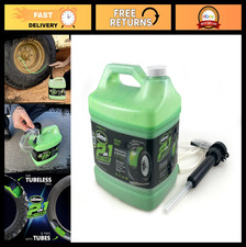 2-in-1 Tire Tube Sealant - Puncture Repair, Eco-Friendly, Non-Toxic, 1 Gallon