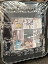 Madison Park 4pc Boho Geometric Duvet Cover Set For King/cal King