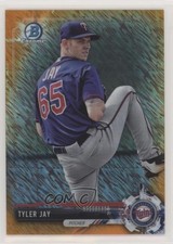 2017 Bowman Chrome Prospects Orange Shimmer Refractor 19/25 Tyler Jay i6j