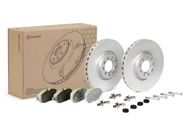 2X Brembo Bremsbelagsatz, Scheibenbremse P 23 109 FüR Alfa Romeo Lancia-image
