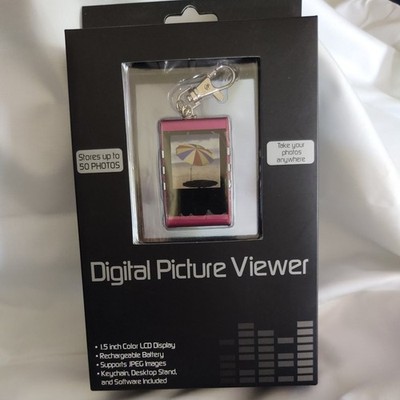 LCD DIGITAL 50 PHOTO 1.5'' COLOR JPEG VIEWER KEYCHAIN - BRAND NEW IN BOX 