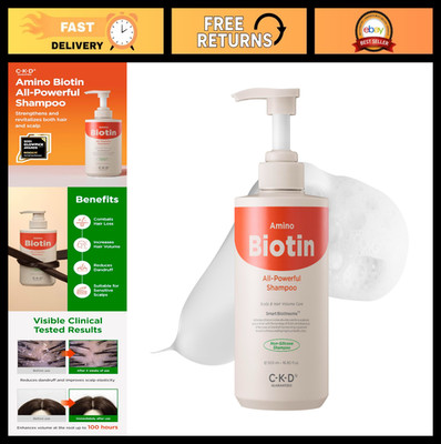 Amino Biotin Shampoo for Hair Growth & Repair - Daily Scalp Treatment, 16.9 fl o