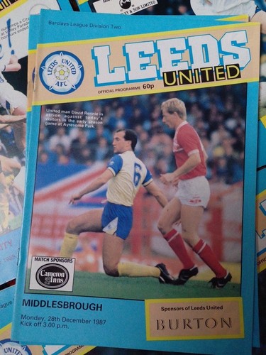 17 Leeds United 1987/88 Programmes Can Split - Bild 3 von 18