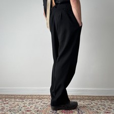 Pantalon Flared Hippie Noir - Taille Élastique - Style Années 70 - Pour Festival, Carnaval, Soirée à Thème - 3
