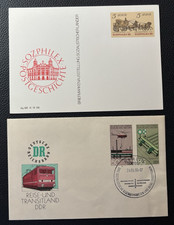 DDR -  Postkarte MiNr. 2965 - 2966 ** + Ganzsache (Brief) MiNr. 2970 - 2971 o