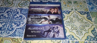 Box +3 neue Blu-ray Trilogie - Divergent - Insurgent - Allegiant - Audio Italien