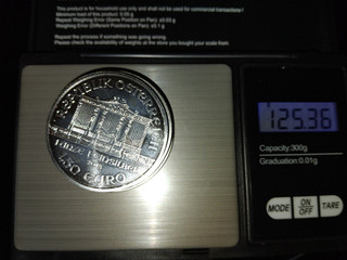 4 Silbermünzen Jeweils 1 Oz Insgesamt 125.36 g reines Silber 999.9