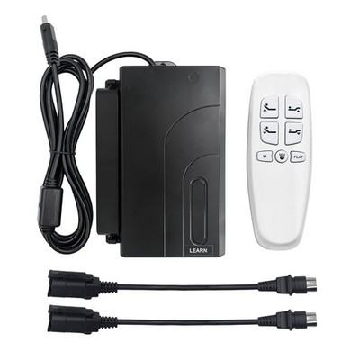 Lucid L300 Adjustable Bed Richmat HJH13D Remote HJC18 Control Box and Cable Kits