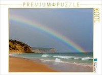 Calvendo Puzzle Regenbogen Am Strand Von Luz 1000 Teile Puzzle Quer | 1000 Teile