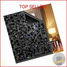 Total Blackout Window Film Privacy, 100 UV Blocking, Anti-Glare Dark Window Tin