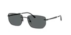 Ray Ban Sunglasses RB3768  002/81  BLACK DARK GREY POLARIZED LENS 56MM
