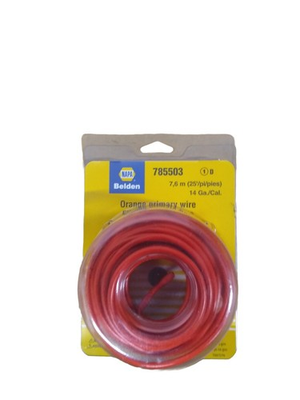#ad #ad NAPA Belden 14 Gauge 25’ Orange Primary Wire 785503 New $14.99