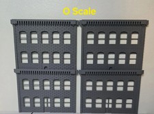 O - S Scale Gauge Building City BUILDING Backdrop Free Shipping Made in USA