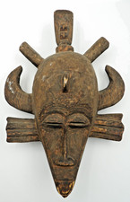 African Mask Authentic Wood