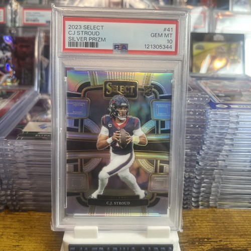 2023 Panini Select - Concourse C.J. Stroud #41 Silver Prizm (RC) PSA 10 GEM MINT