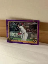 Kazuma Okamoto Yomiuri Giants Topps 2025 Chrome Card 006/250 Limited