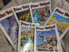 Lot of 6 Fantagraphics books Prince Vallant. Vol 36 - Vol 41