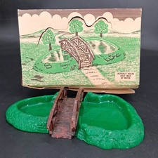 Vintage Plasticville BL-2 Bridge and Pond O S...