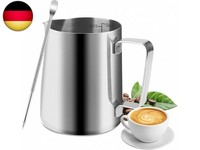 MilchkäNnchen Edelstahl, 350 Ml, Barista MilchkäNnchen, Milchkanne Mit Messung M