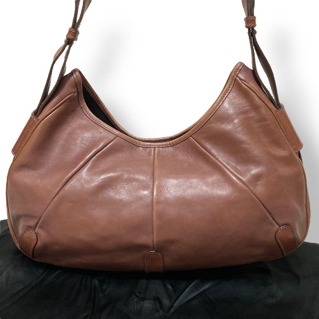 Borsa a tracolla vintage Yves Saint Laurent Mombasa in pelle marrone epoca Tom Ford