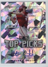2020 Leaf Metal Draft Top Picks Silver Crystals Heston Kjerstad #TP-HK1 Auto lz7