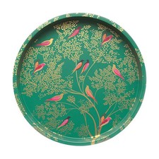 Sara Miller Chelsea Green Birds Deep Well Tin Tray