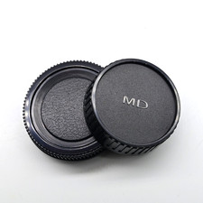 Minolta MD MC SR Mount Body Cap Rear Lens Cap Set for Manual Focus Cameras