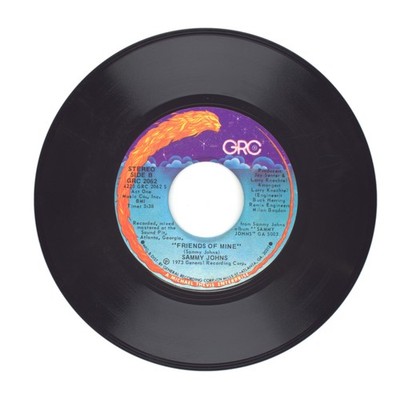 Sammy Johns - Friends of Mine; Rag Doll - Vinyl Record 45 RPM 7'' (G)