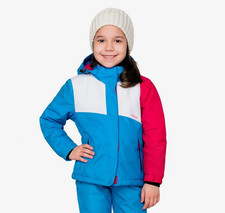 CRIVIT Kinder Mädchen Skijacke Schneejacke  Kapuze Jacke Winter Ski Warm 122/128